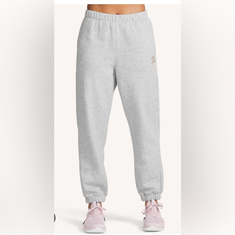Peloton Original Sweatpants - grey with Rosegold logo